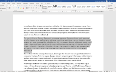 Einheitliche Formate in Microsoft Word per Tastenkombi zuweisen