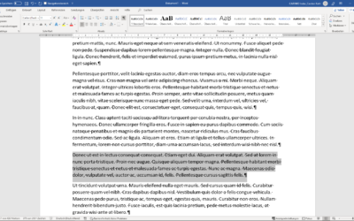 Absätze in Microsoft Word per Tastenkombi verschieben
