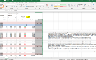 E-Learning Kurs: UPDATE Zeiterfassung in Microsoft Excel – Stundenzettel erstellen