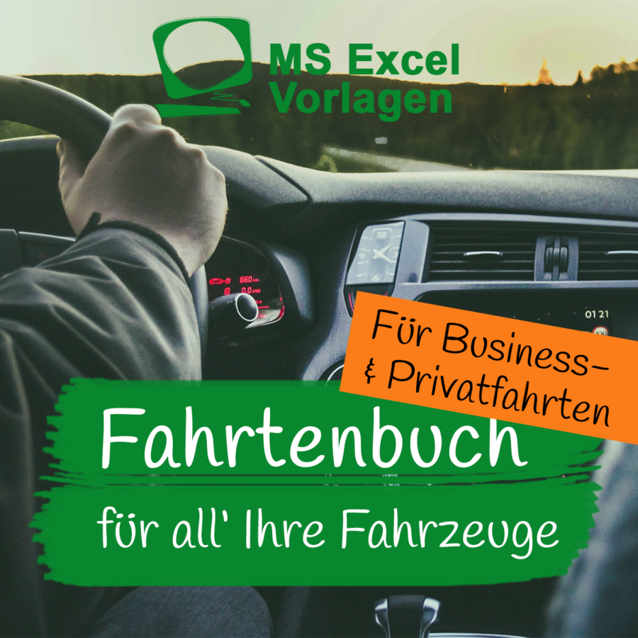 EXFahrtenbuch MS Excel Vorlagen Fahrtenbuch Produktbild