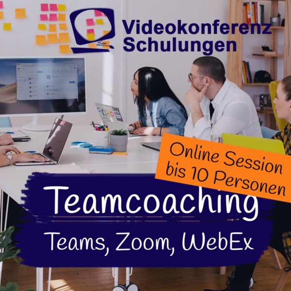 Videokonferenz-Tools Schulung: Individual-Coaching für Ihr Team bis zu 10 Teilnehmende